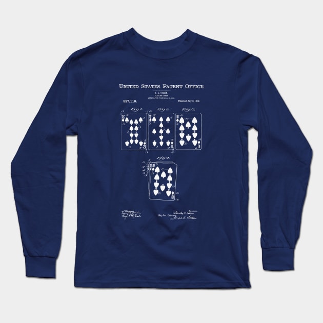 Playing Cards Long Sleeve T-Shirt by blurryfromspace